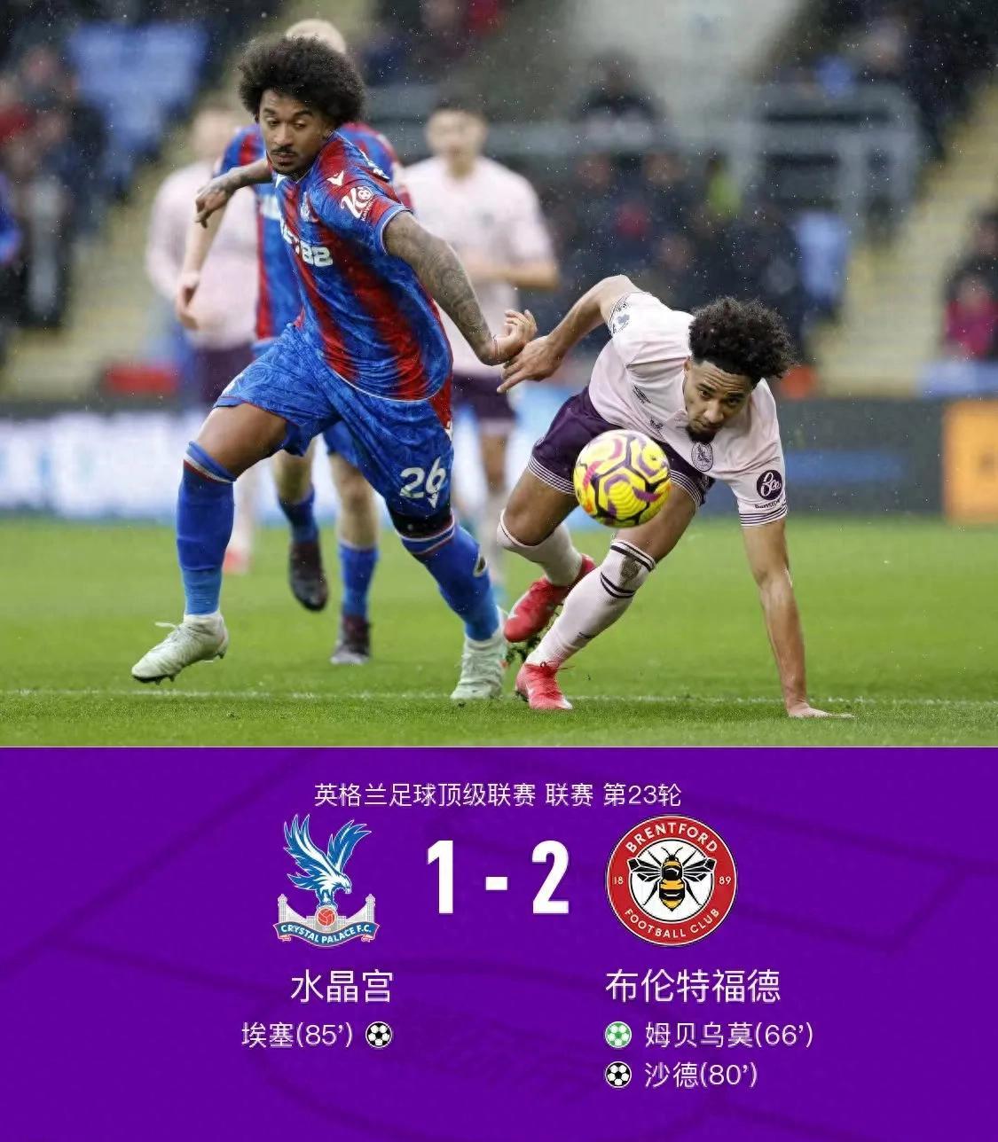 水晶宫-遭遇失利，逆转输掉比赛的简单介绍