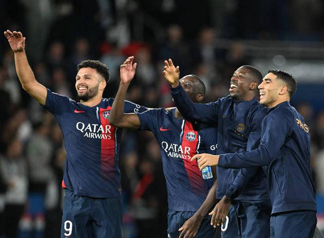 巴黎圣日耳曼球员荣登本赛季射手榜的简单介绍