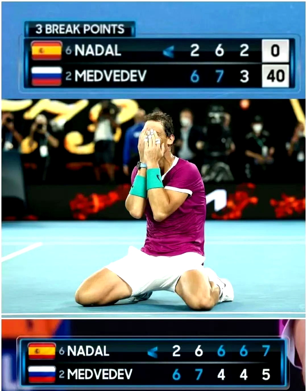 日本网球队险胜西班牙网球队，纳达尔打破历史纪录的简单介绍